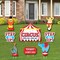 Big Dot of Happiness Carnival - Step Right Up Circus - Yard Sign and Outdoor Lawn Decorations - Carnival Themed Party Yard Signs - Set of 8